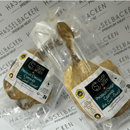 Confiterat Anklår 180g hos Hasselbacken Kött & Chark i Stora Saluhallen, Göteborg