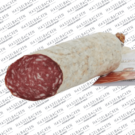 Salame Chianino hos Hasselbacken Kött & Chark i Stora Saluhallen, Göteborg