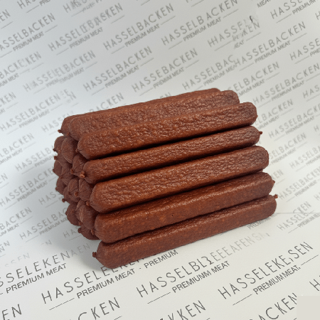Landjäger Par hos Hasselbacken Kött & Chark i Stora Saluhallen, Göteborg